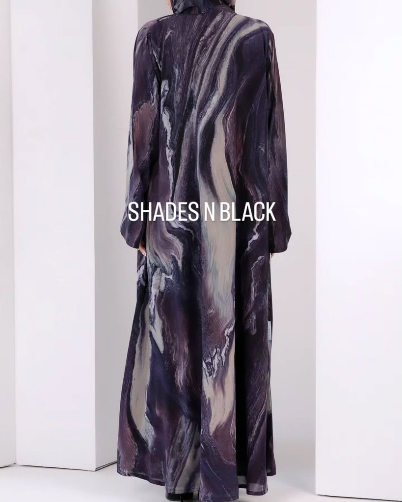 Shades & Black Abaya