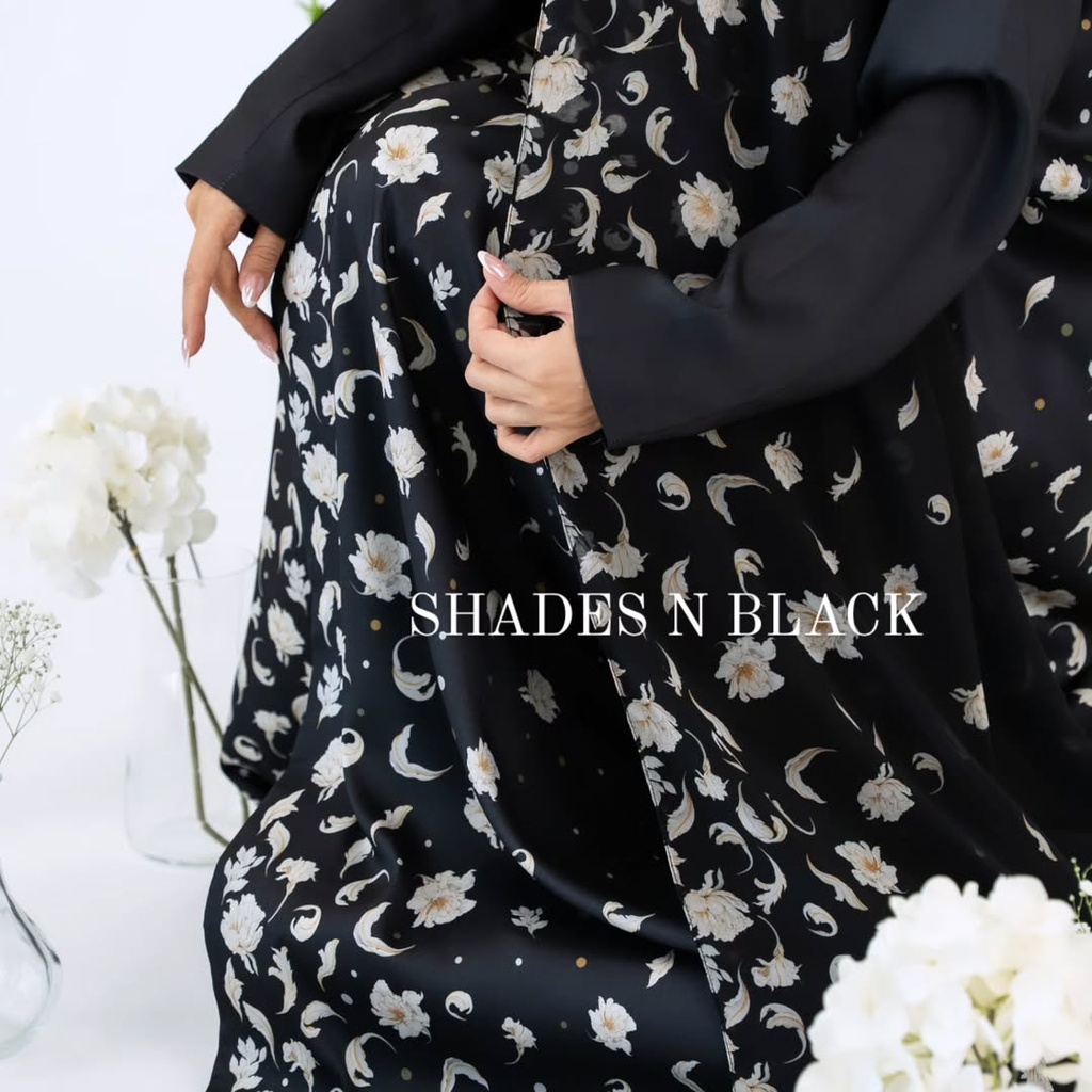 Shades & Black Abaya