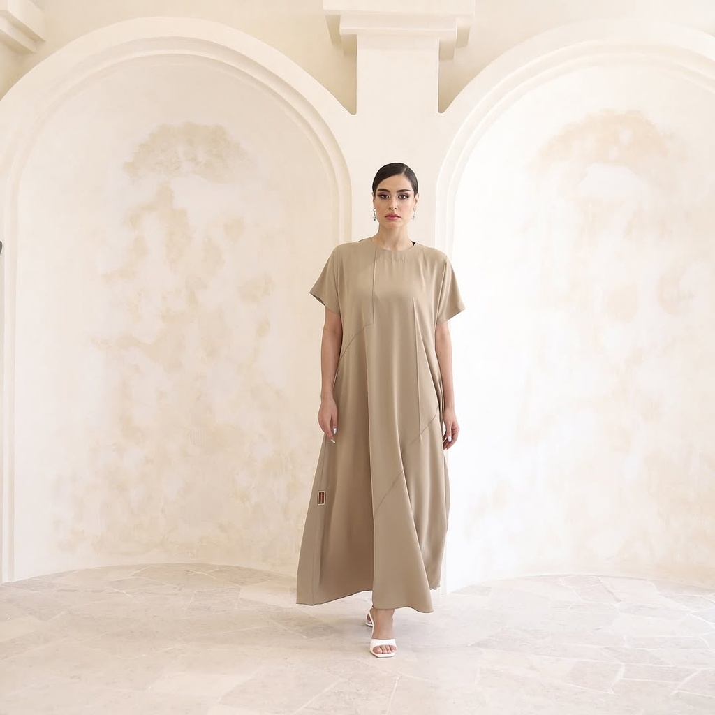 Buthaina Line Abaya Under Dess