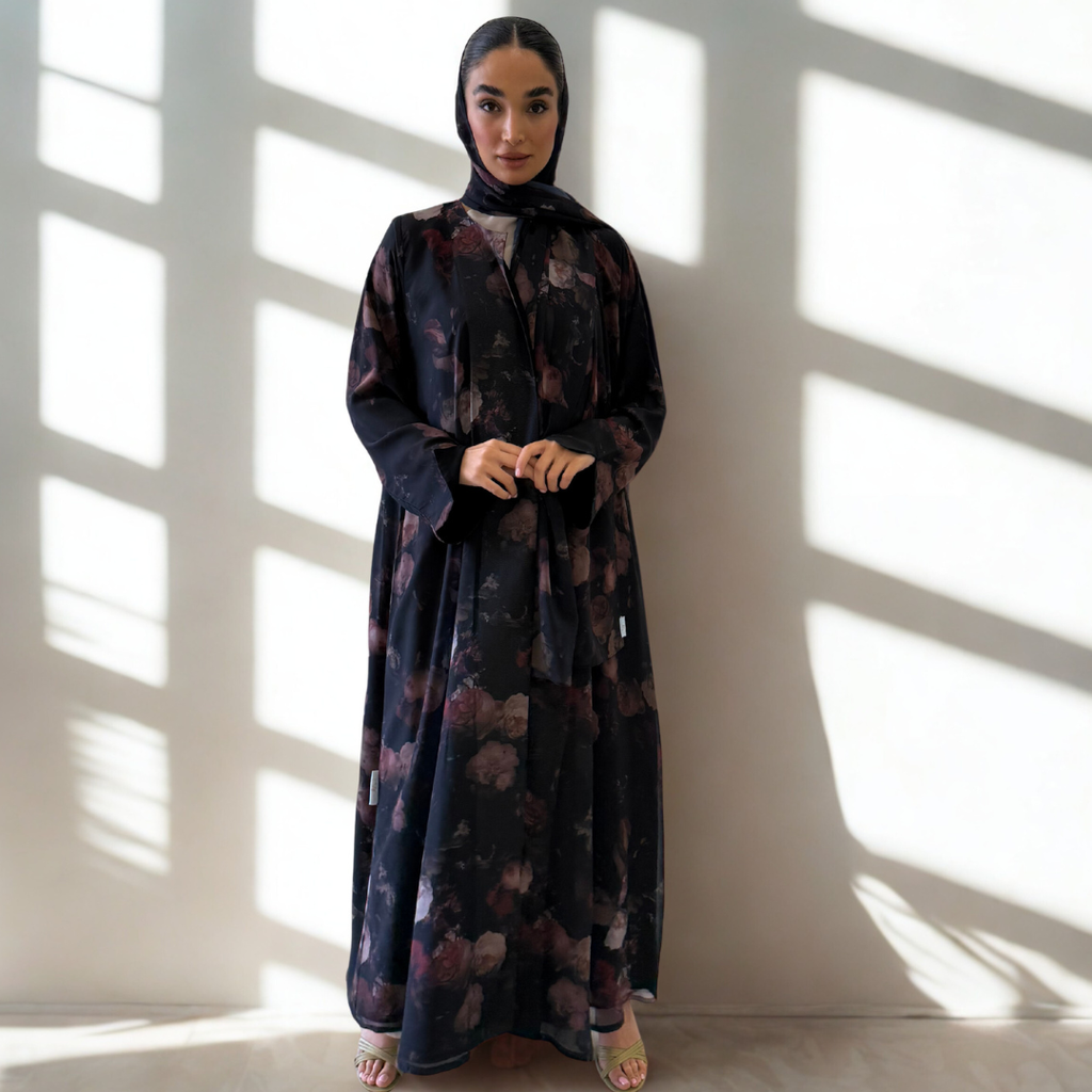 Shades & Black Abaya