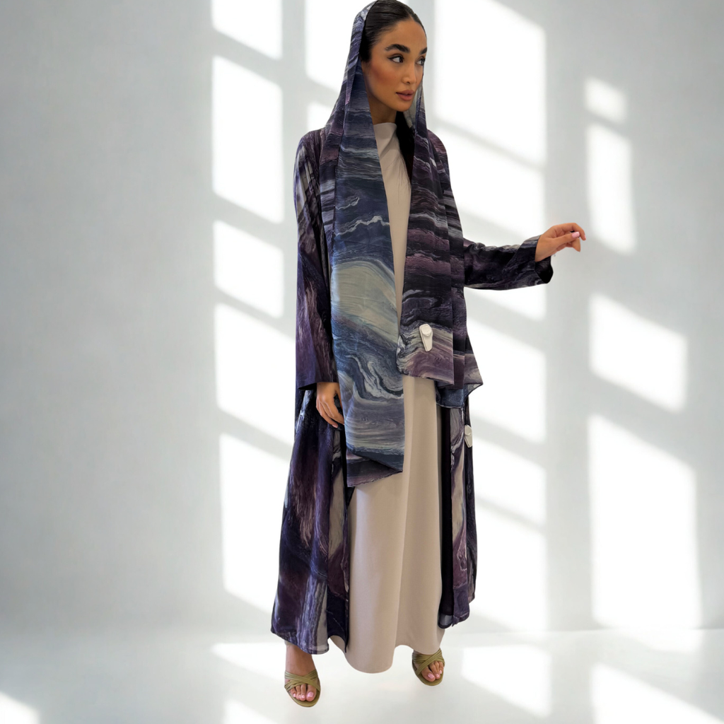 Shades & Black Abaya