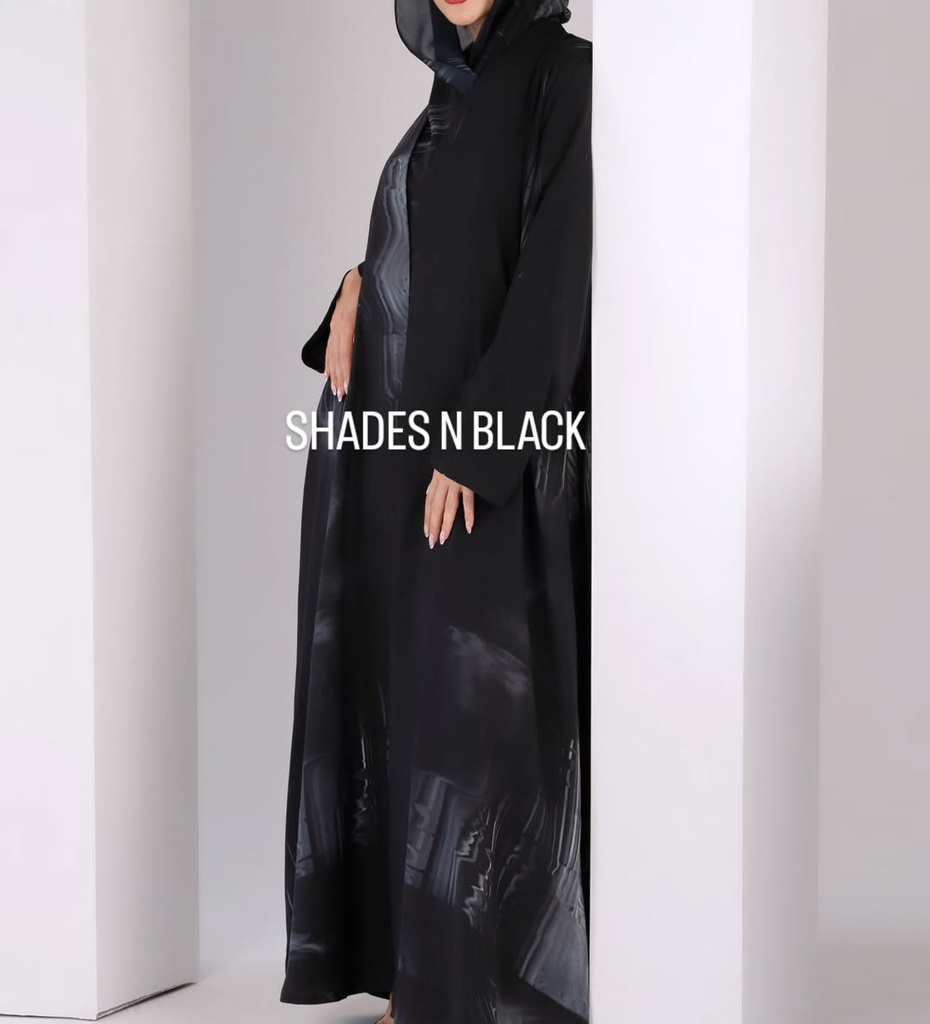 Shades & Black Abaya