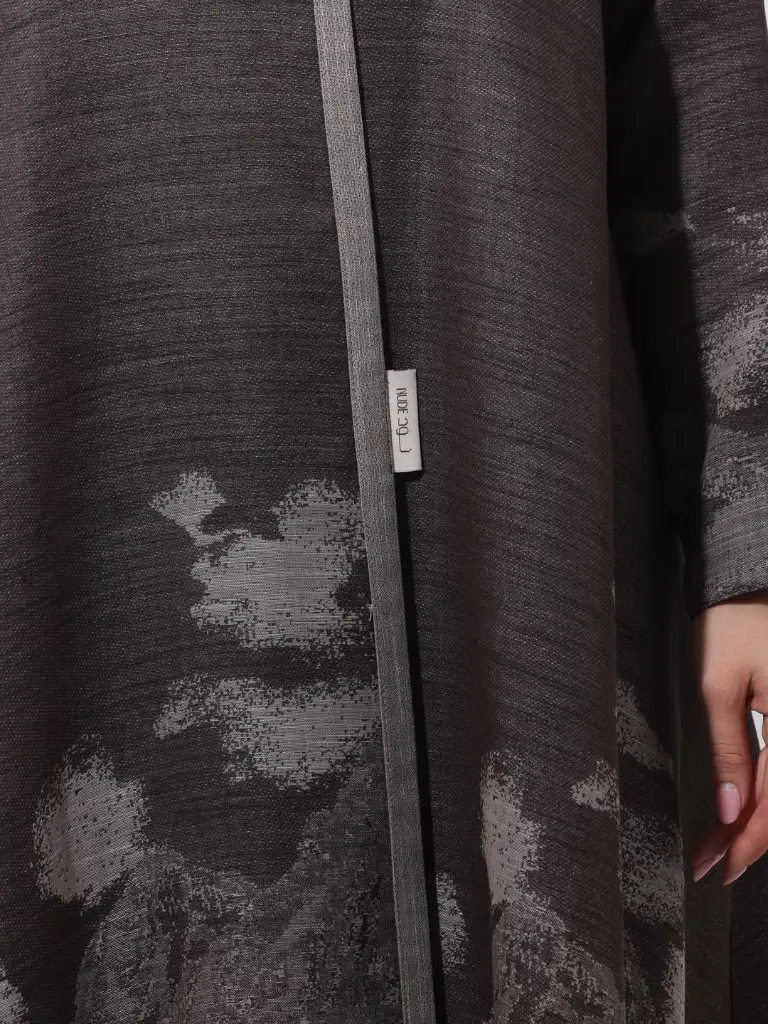 LYS-12لنن هندي بحاشية ، مبطن من الداخل ، قماش صيفي اللون المتوفر البني فقط ، القصة دبل كلوووشسعر (1).webp