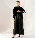 Abaya code- NAS-196Abaya price- 40 OMRAvailable color- dark blue- black-brown___________________ (2).webp