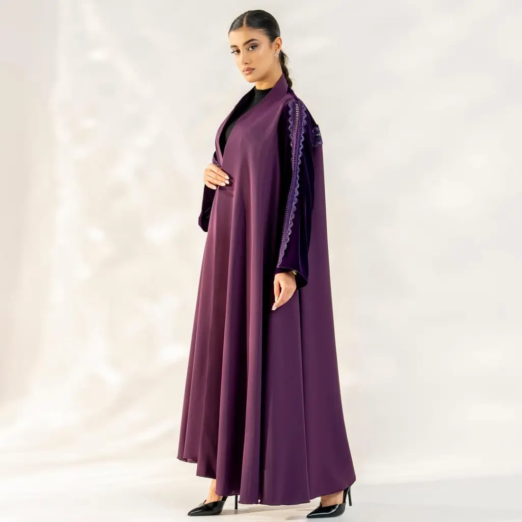 Abaya code- NAS-190Abaya price- 38 OMRAvailable color- dark purple-dark blue-black______________ (5).webp