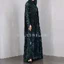 A very unique abaya from the limited collection  (  velvet and organza ) Price 950 qatari rial  (1).webp