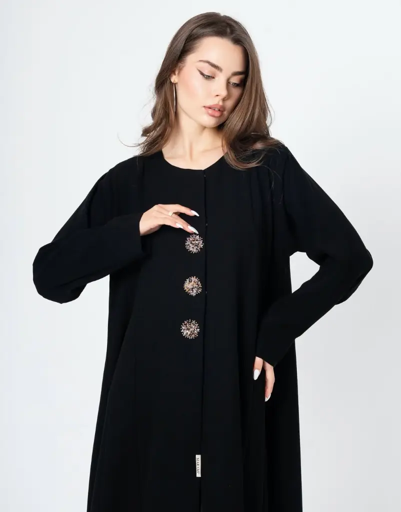 Abaya with ShelahFabric - Crepe (كريب)Code - WN 1Price- 31 🇴🇲 , 310 🇦🇪 (1).webp