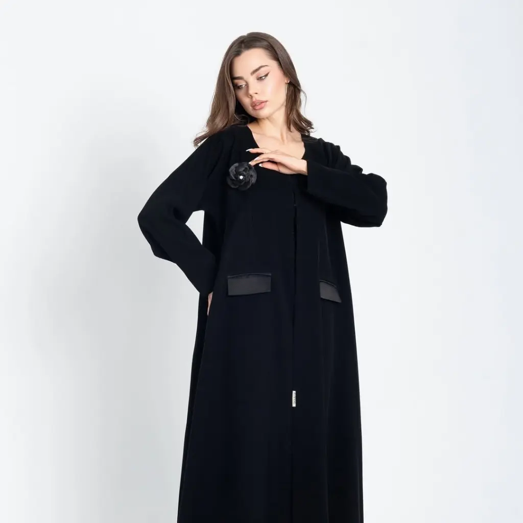 Abaya with ShelahFabric - Coobra ( كوبرا )Code - WN 5Price- 27 🇴🇲 , 270 🇦🇪.webp
