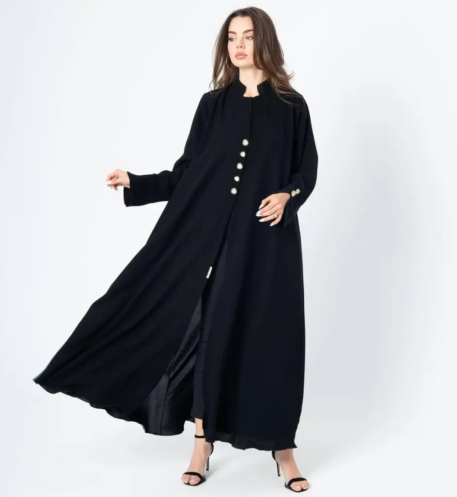Abaya with ShelahAbaya Code - WN 8Abaya Fabric - Crepe ( كريب )Abaya Price - _29🇴🇲🇧🇭290 🇦🇪 (2).webp