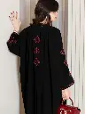 CODE - HDB 194..._عباية بقصه واسعه بقماش كريب ، تطريز مع خرز ، اللون يتغير ، مع شيله سادة. .____ (2).webp