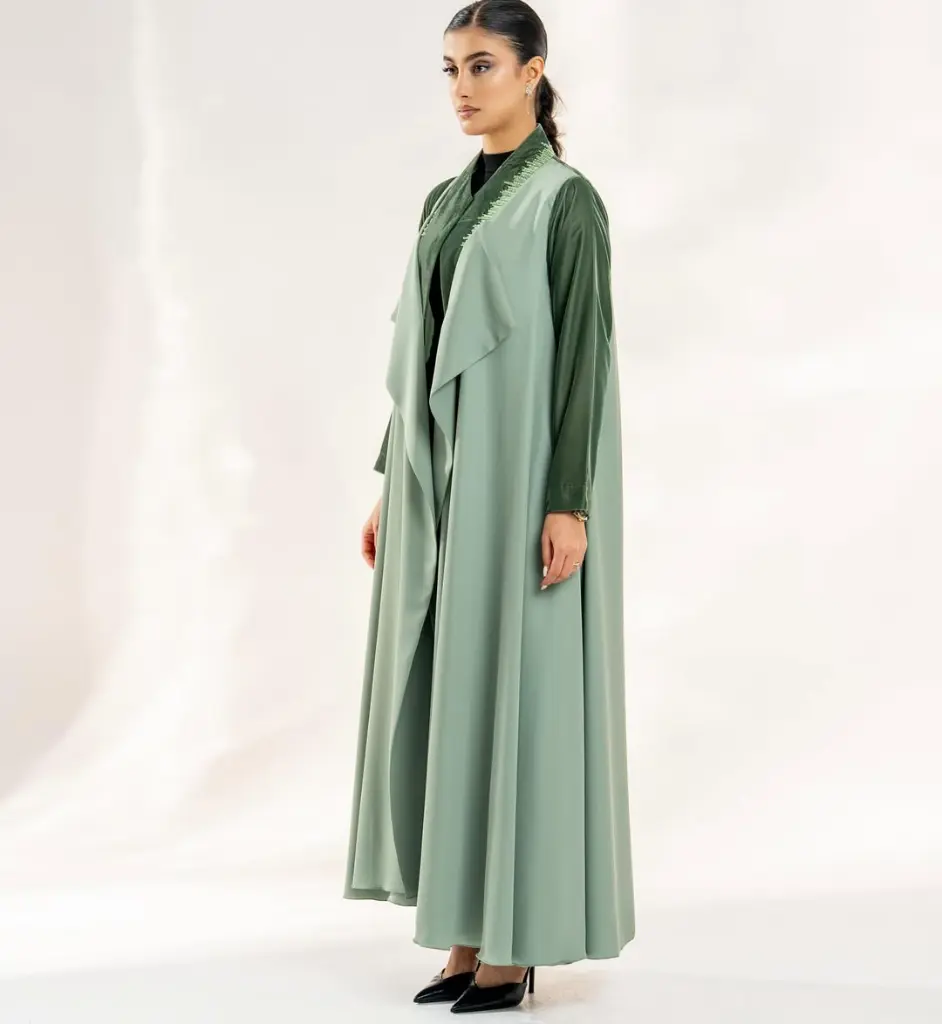 Abaya code- NAS-198Abaya price- 45 OMRAvailable color- dark blue- black-brown___________________ (1).webp