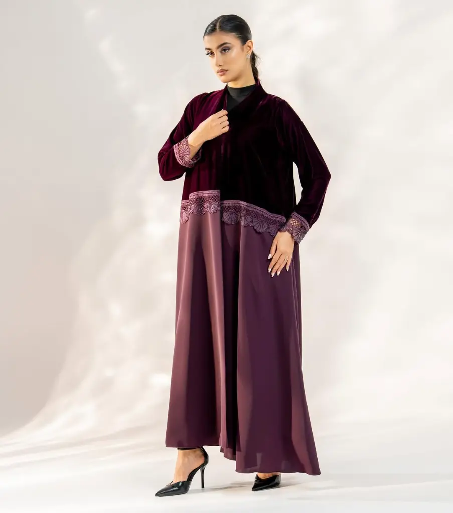Abaya code- NAS-192Abaya price- 38 OMRAvailable color- dark blue- black-burgandy________________ (4).webp
