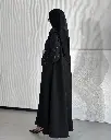 Abaya with Shelah____Abaya Code__- E17___خام العباية كريب سعودي بجودة جداً ممتازة خفيف ومريح فال (2).webp