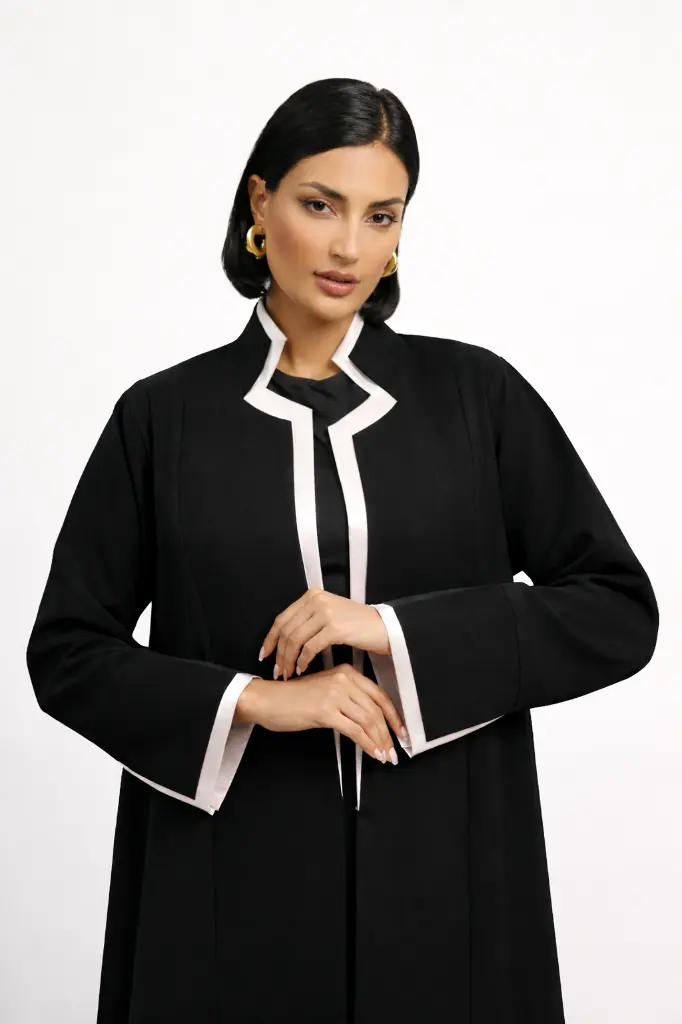 Confident grace in black and white.webp