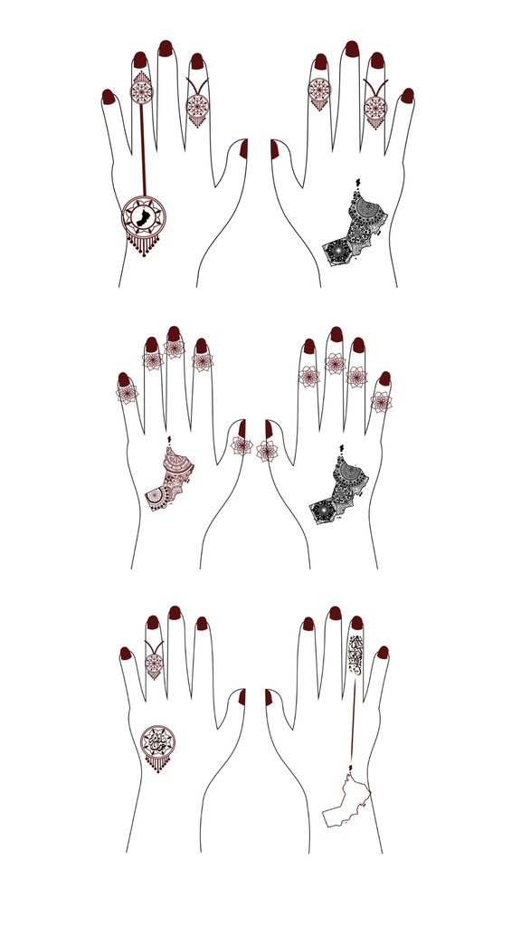 Henna Tattoo Big National Day Design
