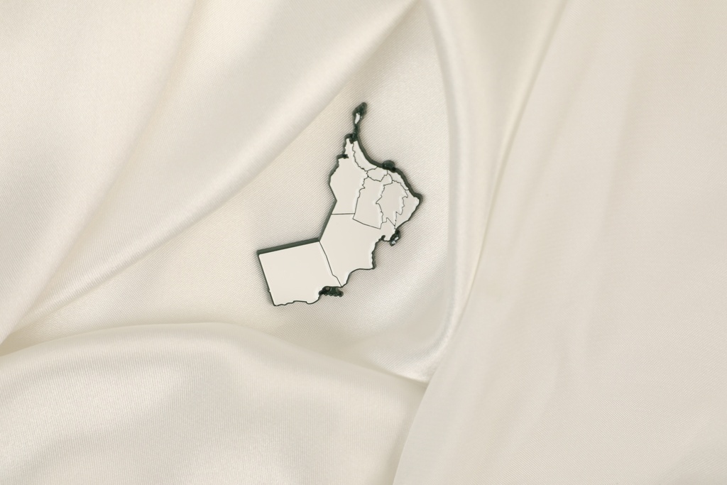 Henna Plain Map Badge National Day