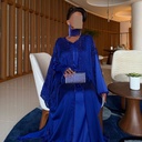 Nova Collection Dress with Embroidered Neckband