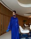 Nova Collection Dress with Embroidered Neckband