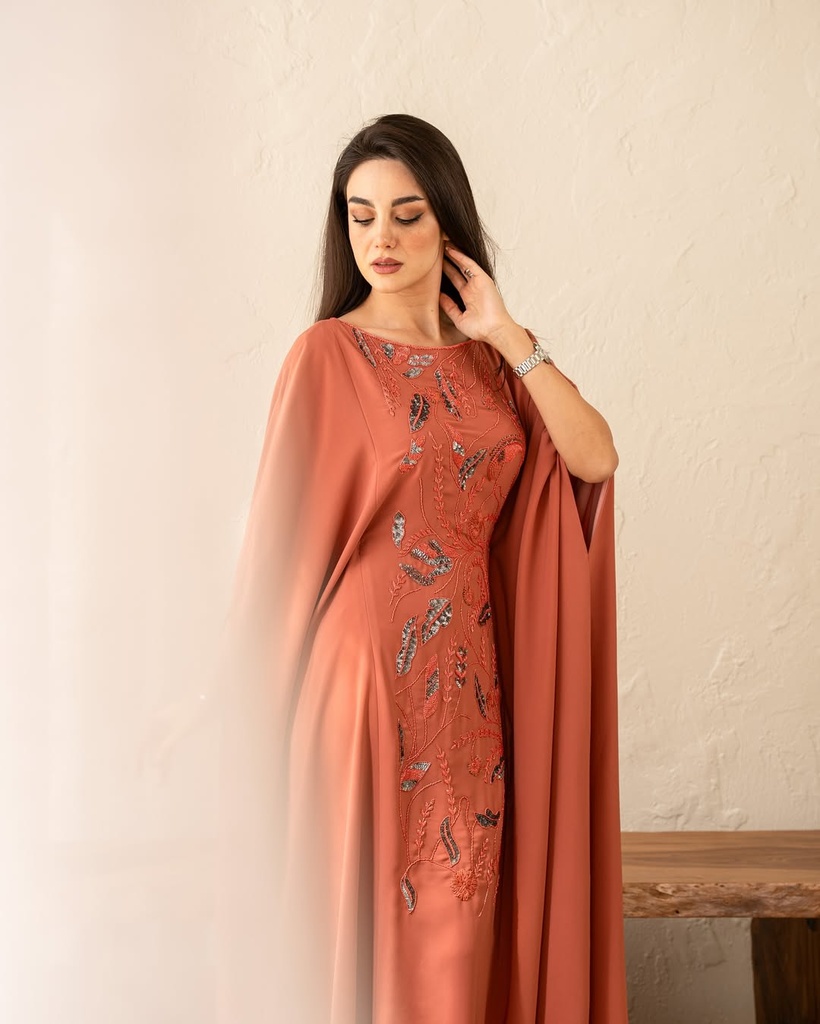 Cape Design Dress