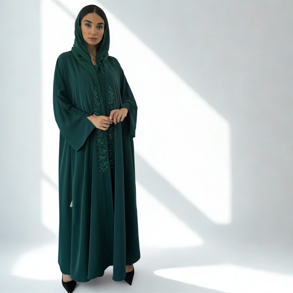 Cape Design Abaya with dress