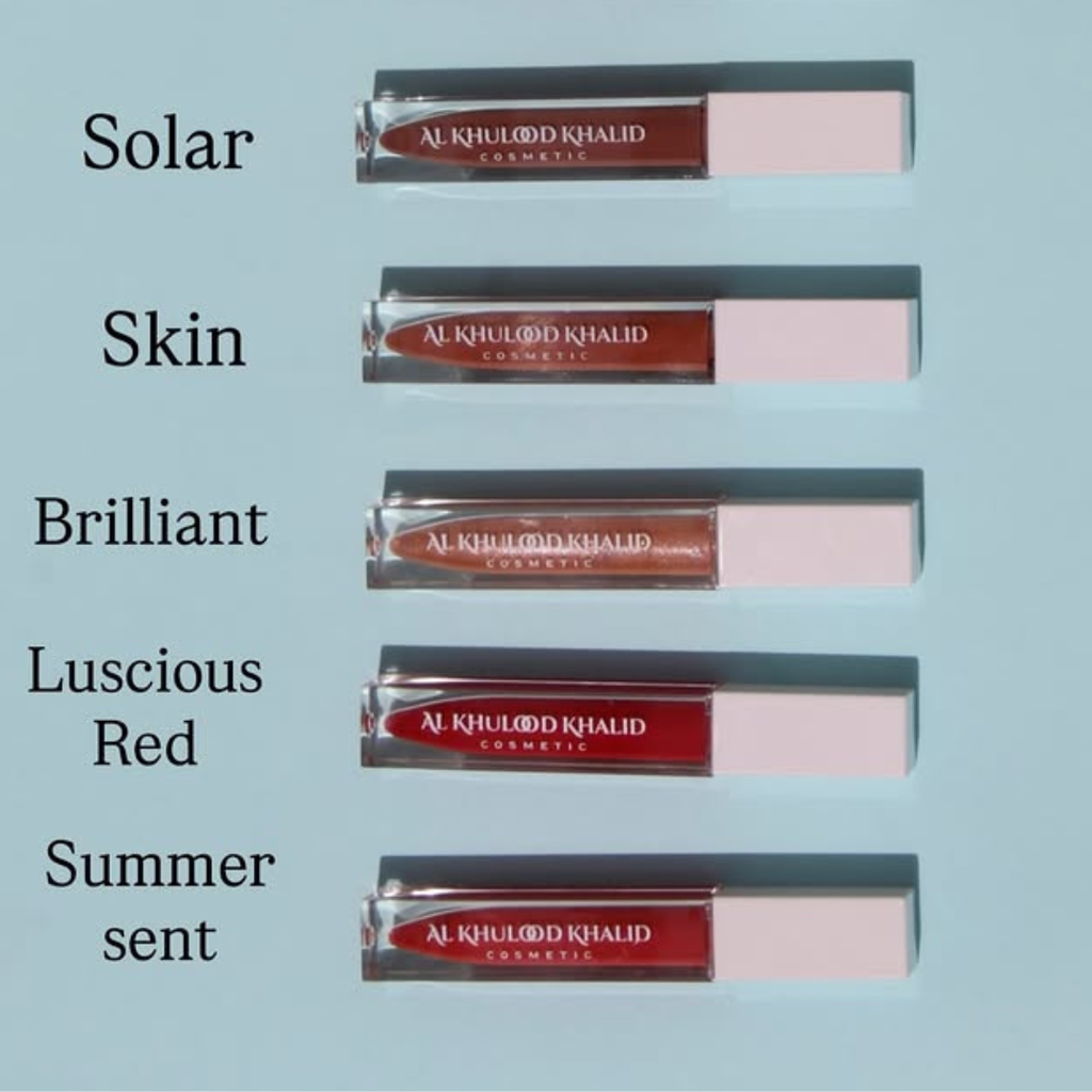 Khulood Cosmetic Lip Gloss (Luscious Red)