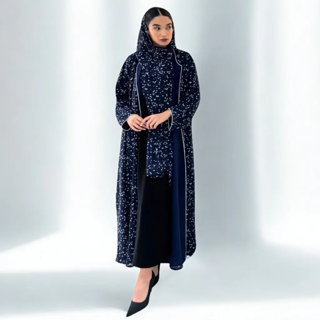 Shades & Black Abaya