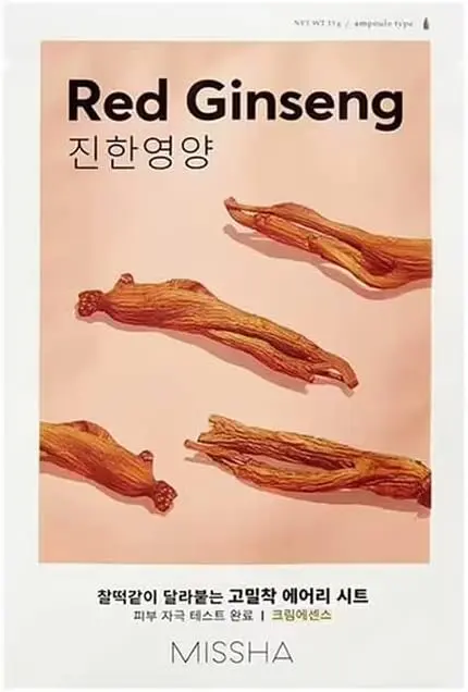 MISSHA Airy Fit Sheet Mask (Red Ginseng)