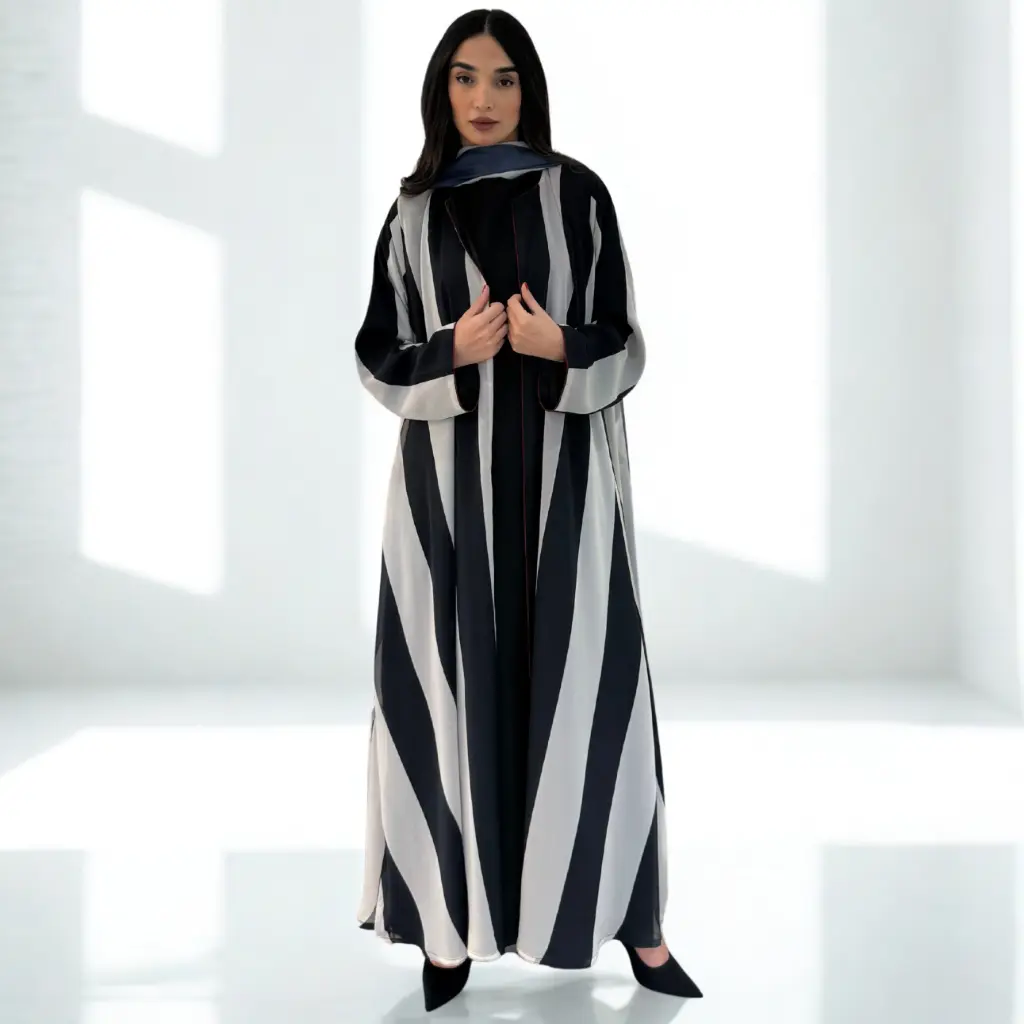 Shades and Black Abaya