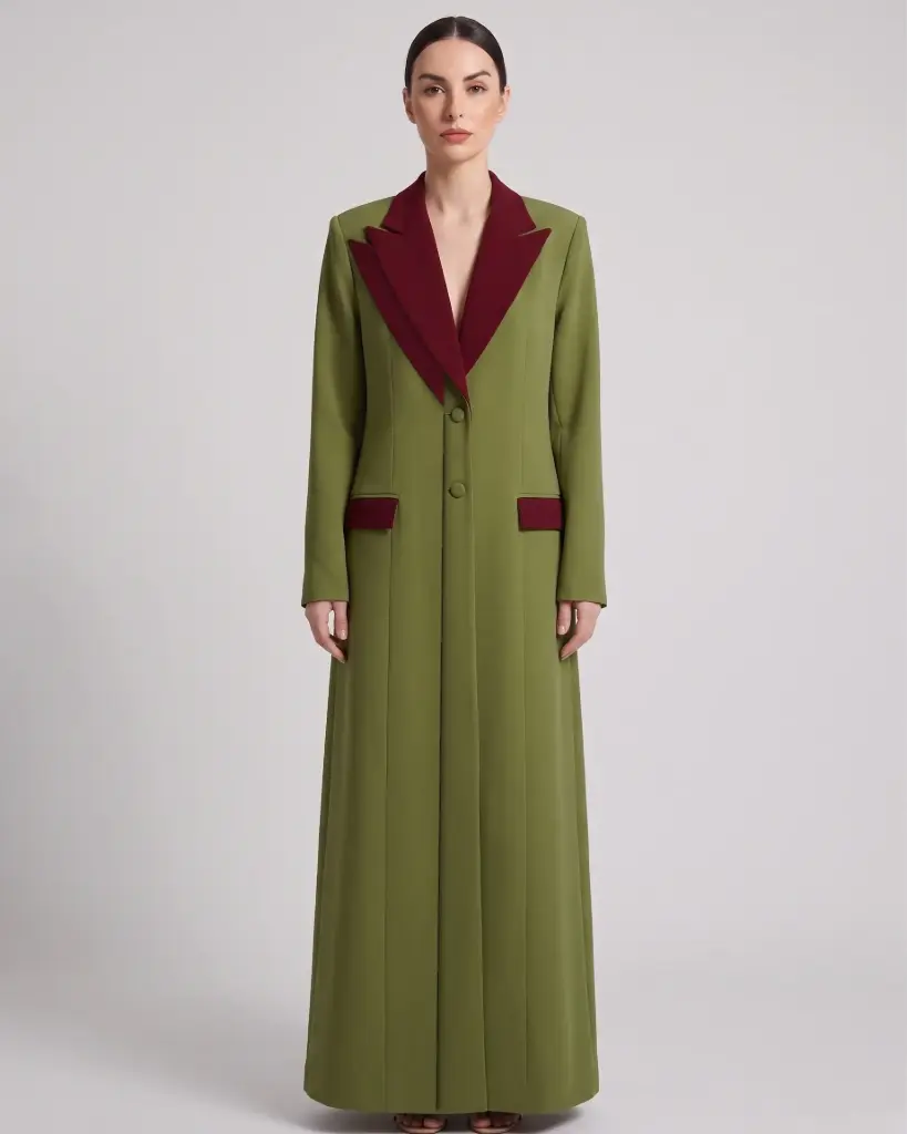 Lapel Abaya
