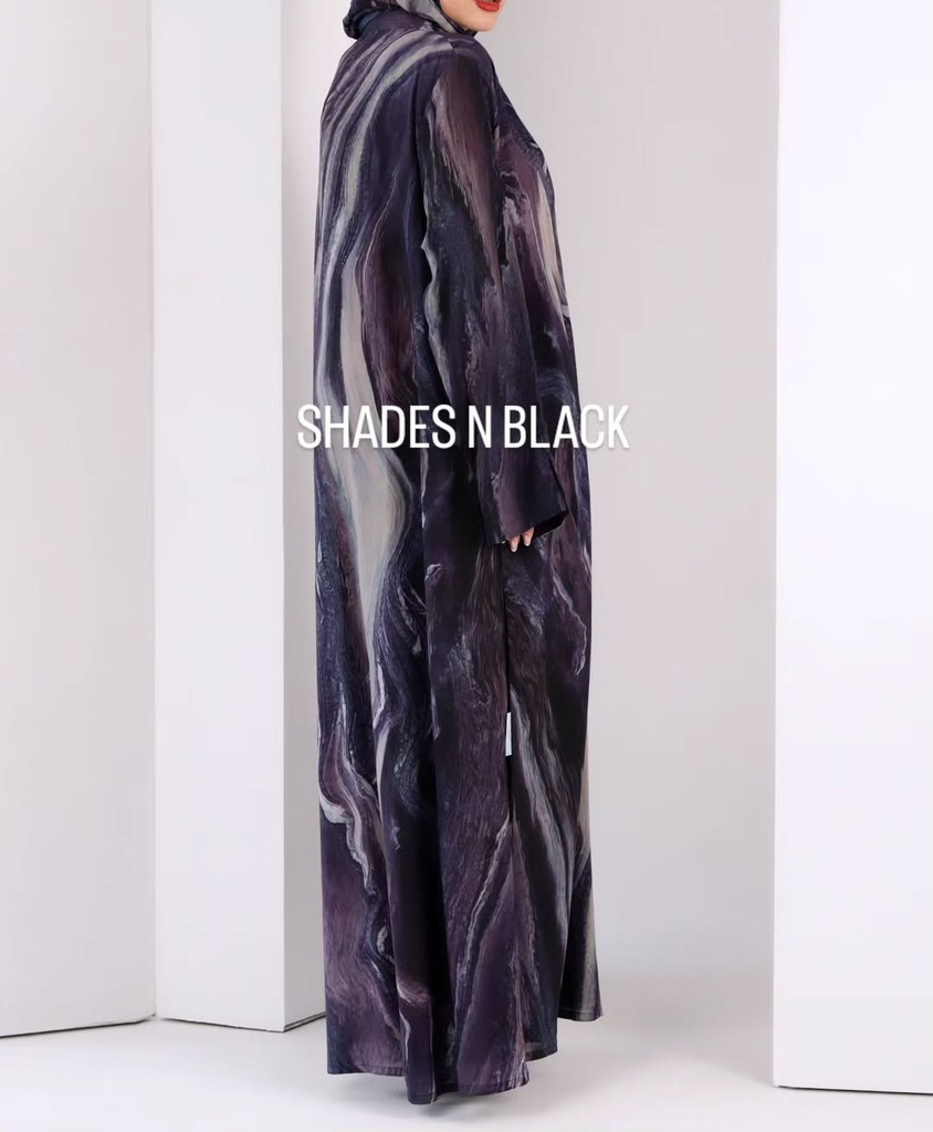 Shades & Black Abaya