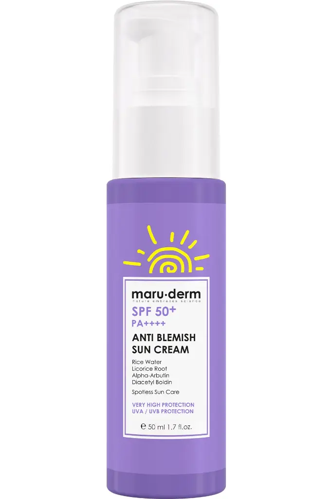 Maru.Derm SPF 50+ PA+++ Anti Blemish Sun Cream