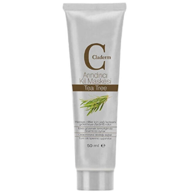 Claderm Clay Mask Tea Tree - Purifying Tea Tree Clay Mask 50ml