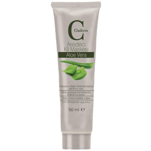 [8682190064110] Claderm Clay Mask Aloe Vera - Purifying Clay Mask 50ml