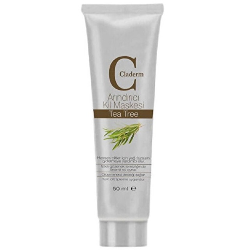 [8682190064851] Claderm Clay Mask Tea Tree - Purifying Tea Tree Clay Mask 50ml