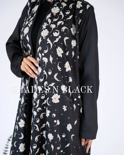 Shades & Black Abaya