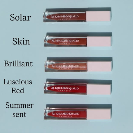 [2504180352273R] Khulood Cosmetic Lip Gloss (Luscious Red)
