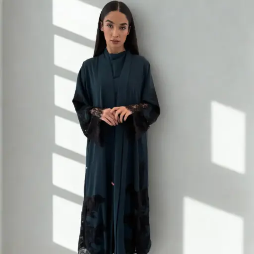 Cape Design Abaya with Under Dress