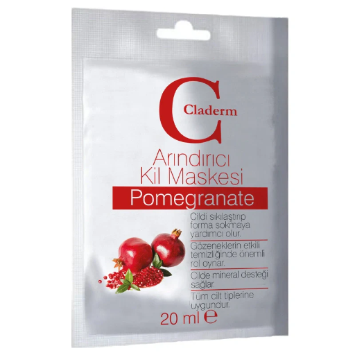 [8682190064059] Claderm Clay Mask (Pomegranate)
