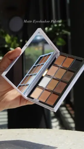 [2603220137389] Khulood Cosmetic Matte Eye Shadow Palette