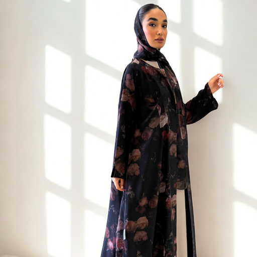 Shades & Black Abaya