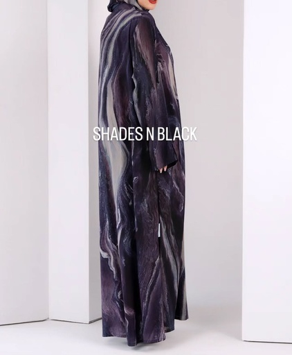 Shades & Black Abaya